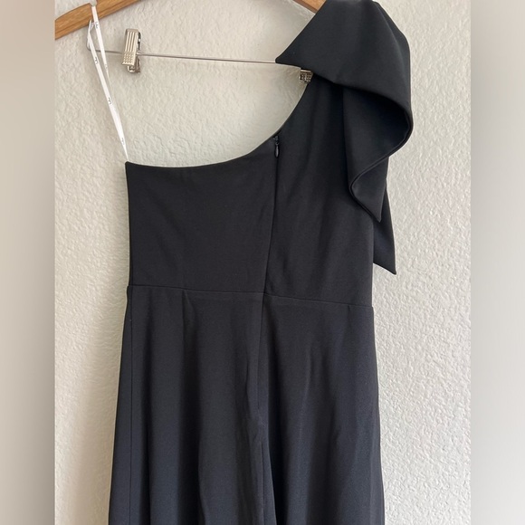 NWOT Revel in the Moment Black One-Shoulder Maxi Dress - Picture 6 of 8